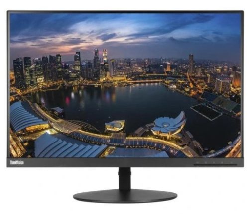 24" Lenovo ThinkVision T24d-10 LED IPS Monitor,  WUXGA, DisplayPort, Fekete