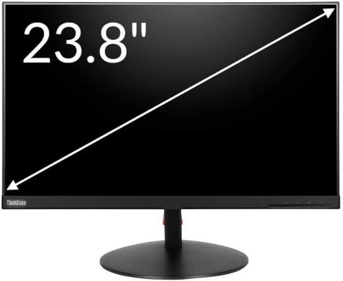 24" Lenovo ThinkVision T24i-10 FHD-IPS  keretnélküli Monitor,  HDMI, DisplayPort, OUTLET
