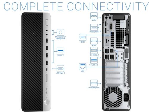 HP EliteDesk 800 G5 SFF - Intel Core i5-9500/8GB RAM/256GB SSD