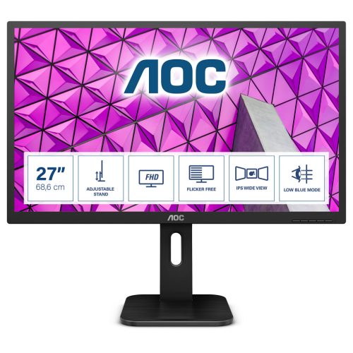 27" AOC 27P1 FHD-IPS fekete monitor A- kategória