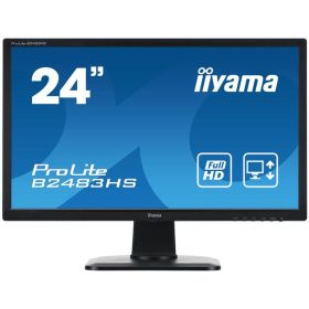 24" iiyama ProLite B2483HS fekete Monitor